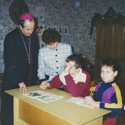 Візіт Апостальскага Нунцыя Івана Юркавіча ў Журавіцкі дом-інтэрнат