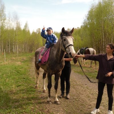 Іпатэрапія для дзяцей з «Дзіцячай вёскі»